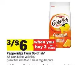 Meijer Pepperidge Farm Goldfish offer