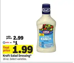 Meijer Kraft Salad Dressing offer