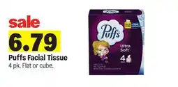 Meijer Puffs Facial Tissue offer