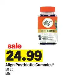 Meijer Align Postbiotic Gummies offer