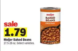 Meijer Meijer Baked Beans offer