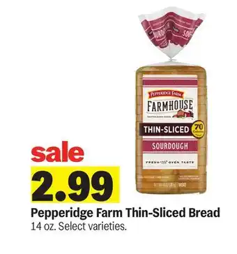 Meijer Pepperidge Farm Thin-Sliced Bread offer