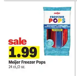 Meijer Meijer Freezer Pops offer