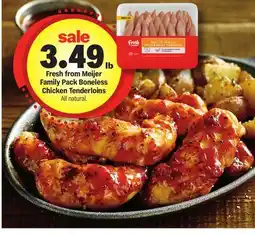 Meijer Fresh from Meijer Family Pack Boneless Chicken Tenderloins offer