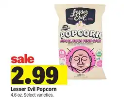 Meijer Lesser Evil Popcorn offer
