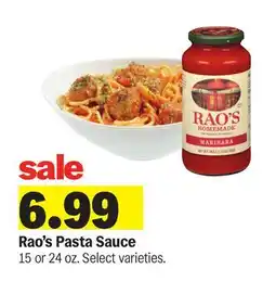 Meijer Rao's Pasta Sauce offer