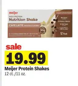 Meijer Meijer Protein Shakes offer
