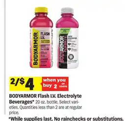 Meijer BODYARMOR Flash I. V. Electrolyte Beverages offer