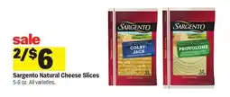 Meijer Sargento Natural Cheese Slices offer