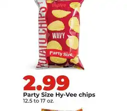 Hy-Vee Party Size Hy-Vee chips offer