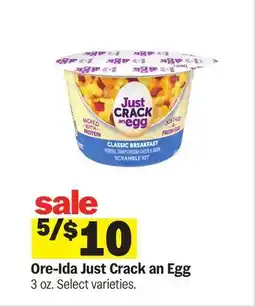 Meijer Ore-Ida Just Crack an Egg offer