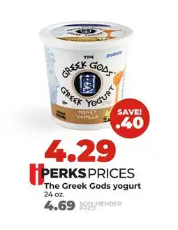 Hy-Vee The Greek Gods yogurt offer