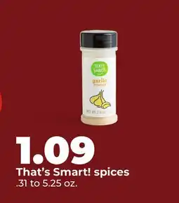 Hy-Vee That's Smart! spices offer