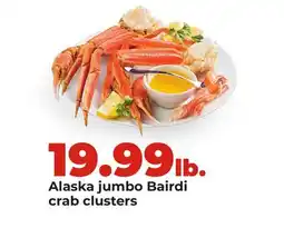 Hy-Vee jumbo Bairdi crab clusters offer