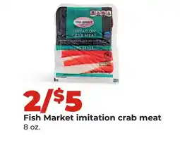Hy-Vee Fish Market imitation crab meat offer