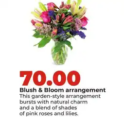 Hy-Vee Blush & Bloom arrangement offer