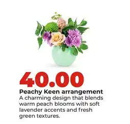 Hy-Vee Peachy Keen arrangement offer