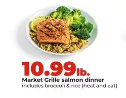 Hy-Vee Market Grille salmon dinner offer