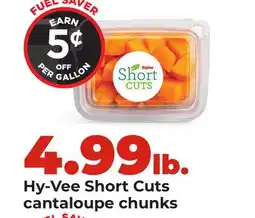 Hy-Vee Hy-Vee Short Cuts cantaloupe chunks offer