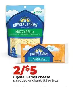 Hy-Vee Crystal Farms cheese offer