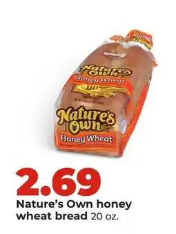 Hy-Vee Nature's Own honey wheat bread offer