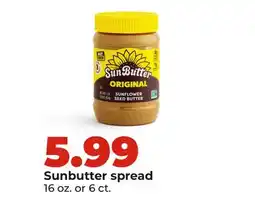 Hy-Vee Sunbutter spread offer