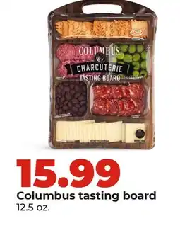 Hy-Vee Columbus tasting board offer