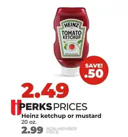 Hy-Vee Heinz ketchup or mustard offer