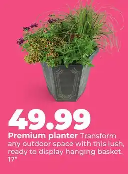 Hy-Vee Premium planter offer