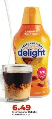 Hy-Vee International Delight creamer offer