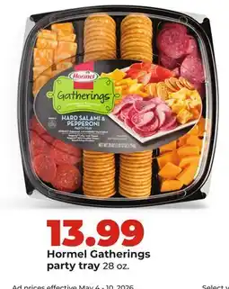 Hy-Vee Hormel Gatherings party tray offer