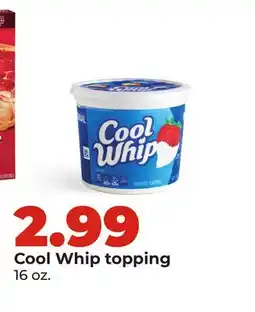 Hy-Vee Cool Whip topping offer