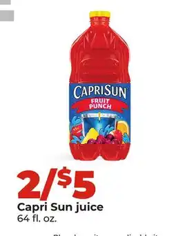 Hy-Vee Capri Sun juice offer