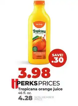 Hy-Vee Tropicana orange juice offer