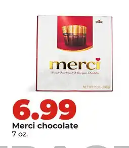 Hy-Vee Merci chocolate offer