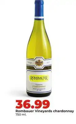 Hy-Vee Rombauer Vineyards chardonnay offer