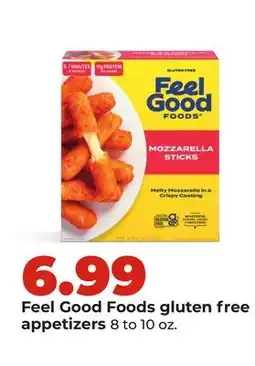Hy-Vee Feel Good Foods gluten free appetizers offer