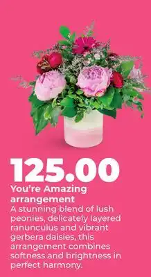 Hy-Vee You're Amazing arrangement offer