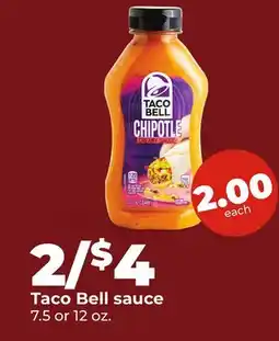 Hy-Vee Taco Bell sauce offer
