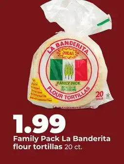Hy-Vee Family Pack La Banderita flour tortillas offer