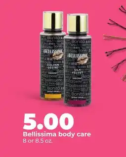 Hy-Vee Bellissima body care offer