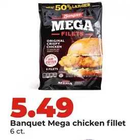 Hy-Vee Banquet Mega chicken fillet offer