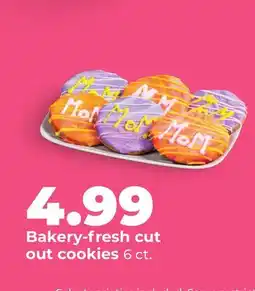 Hy-Vee Bakery fresh cut out cookies offer