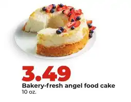 Hy-Vee Bakery-fresh angel food cake offer