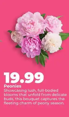 Hy-Vee Peonies offer