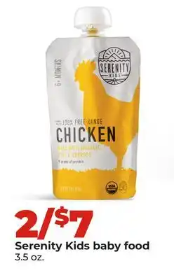 Hy-Vee Serenity Kids baby food offer