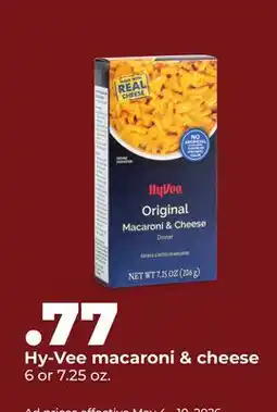Hy-Vee Hy-Vee macaroni & cheese offer