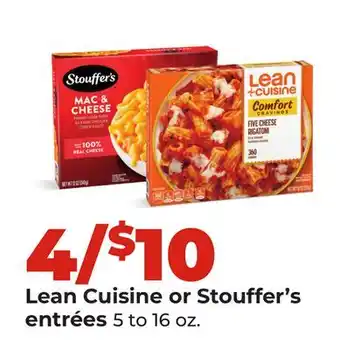 Hy-Vee Lean Cuisine or Stouffer's entrées offer