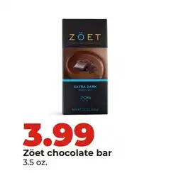 Hy-Vee Zöet chocolate bar offer