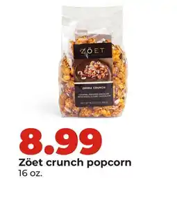 Hy-Vee Zöet crunch popcorn offer